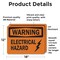 Signmission Electrical Hazard OSHA Warning Sign, Vinyl Decal, 18in W x 12in L, 2PK OS-2PACK-WS-D-1218-L-19660 - alternate 4
